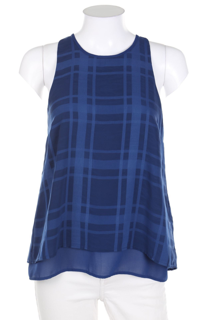 H&M - Blusentop im Layer Look mit Karo-Muster - D 34