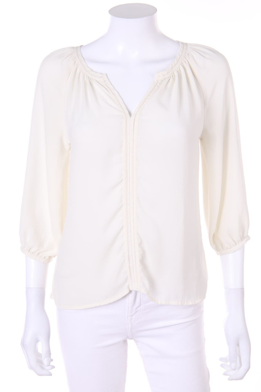 No Label - Tunic Blouse, Crêpe - M