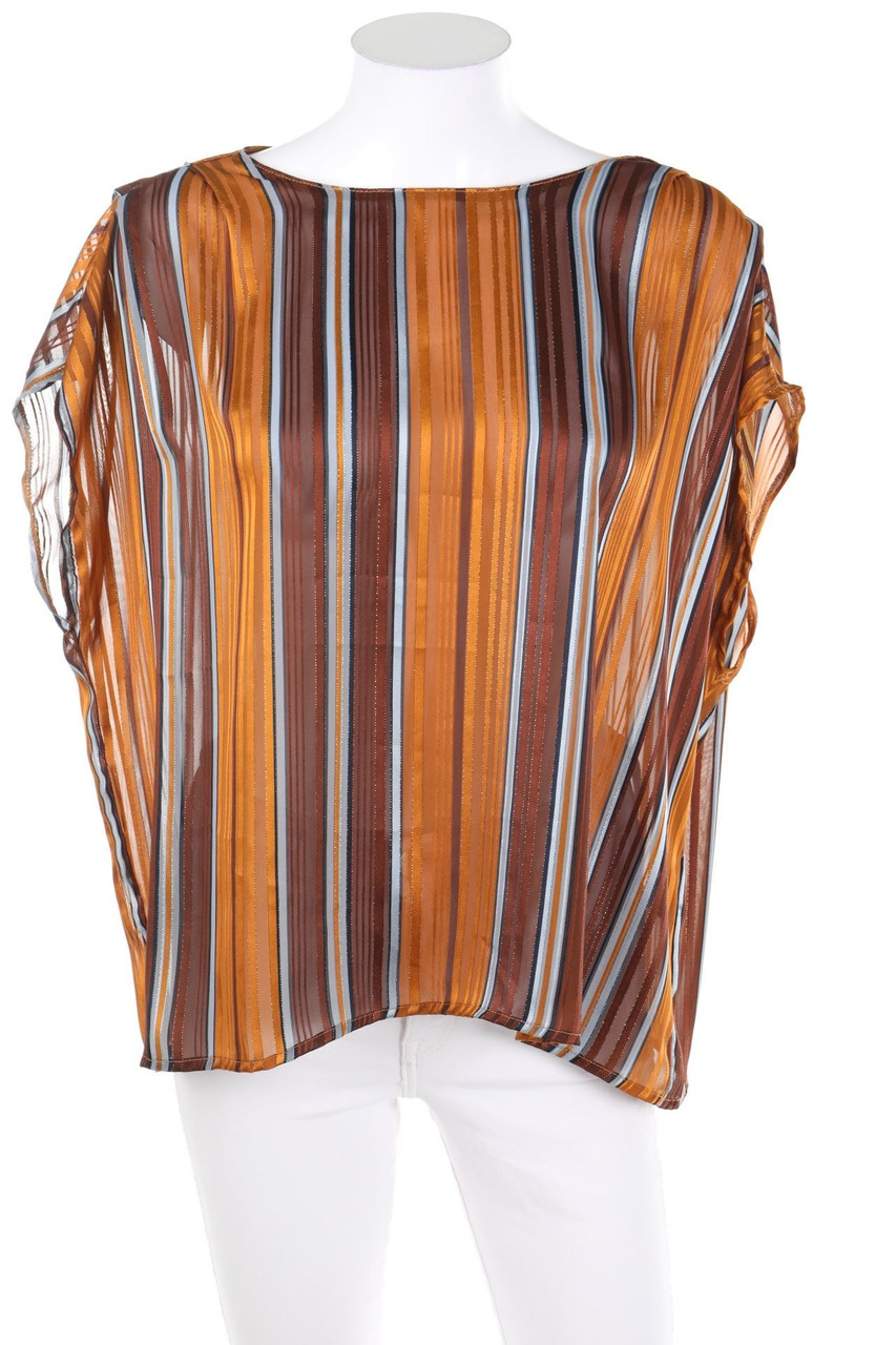 Grace & Mila PARIS - Shortsleeve Blouse with Stripes - S