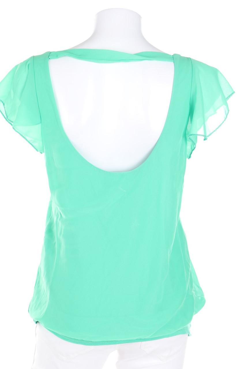 TOUT FEU TOUT FEMME - Kurzarm-Bluse mit Schleife - D 38