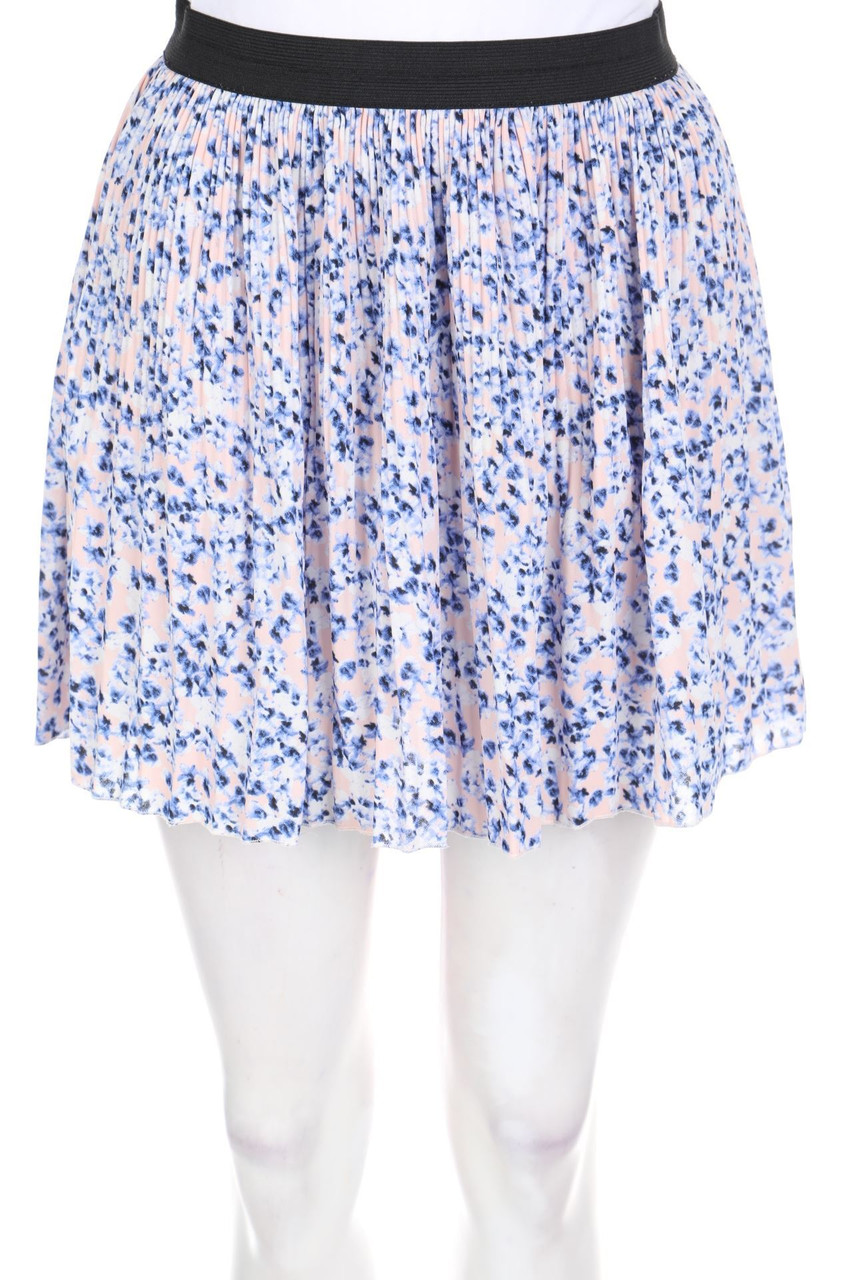 H&M DIVIDED - Plissee-Minirock mit Print - D 36