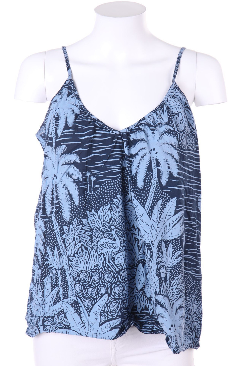 DESMOND & DEMPSEY x H&M - Blusentop mit Tropical Print - M