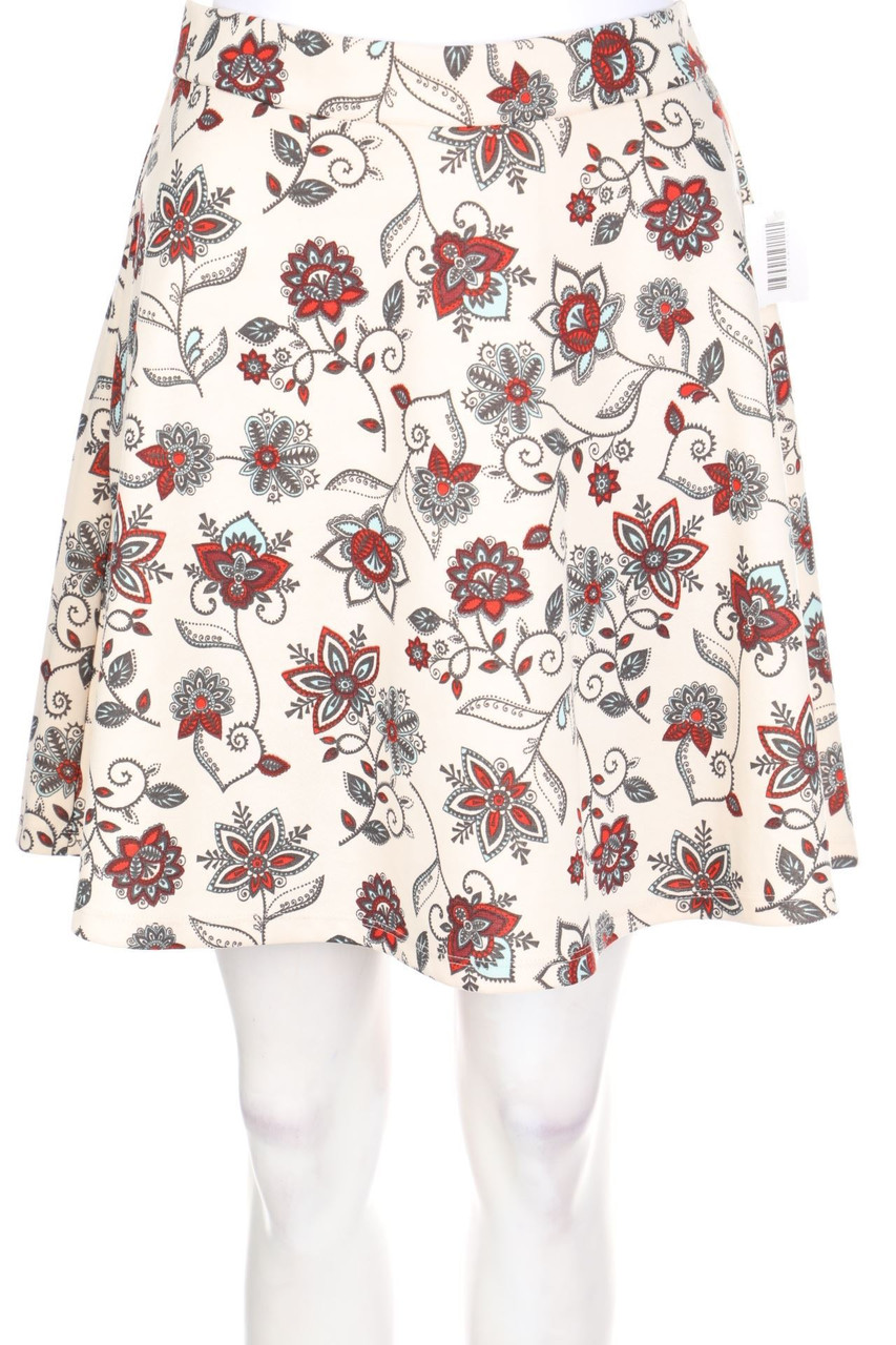 H&M - Skater-Minirock mit Blumen-Print - S