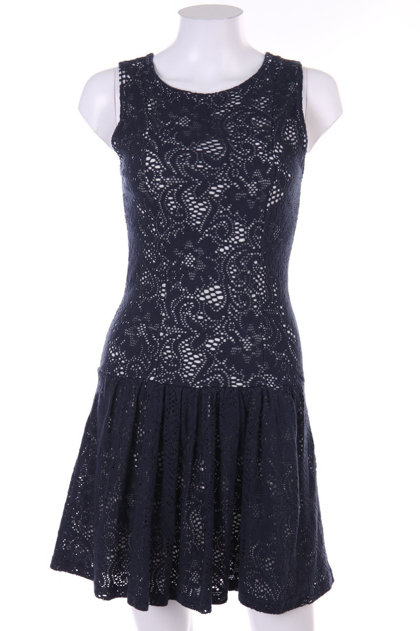 Jus d´Orange - Kleid aus Spitze mit Raffungen - S