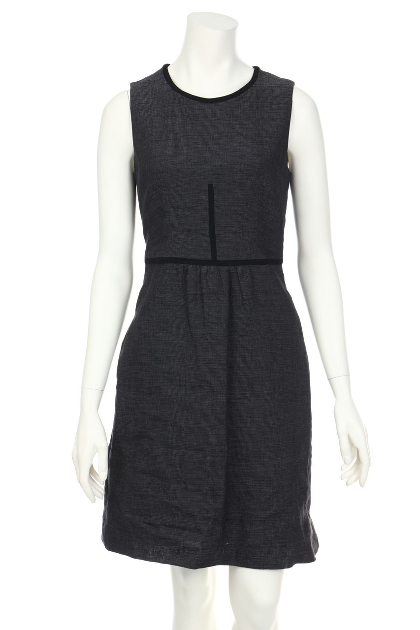 RENÉ LEZARD - Etui-Kleid aus Leinen-Mix - D 36