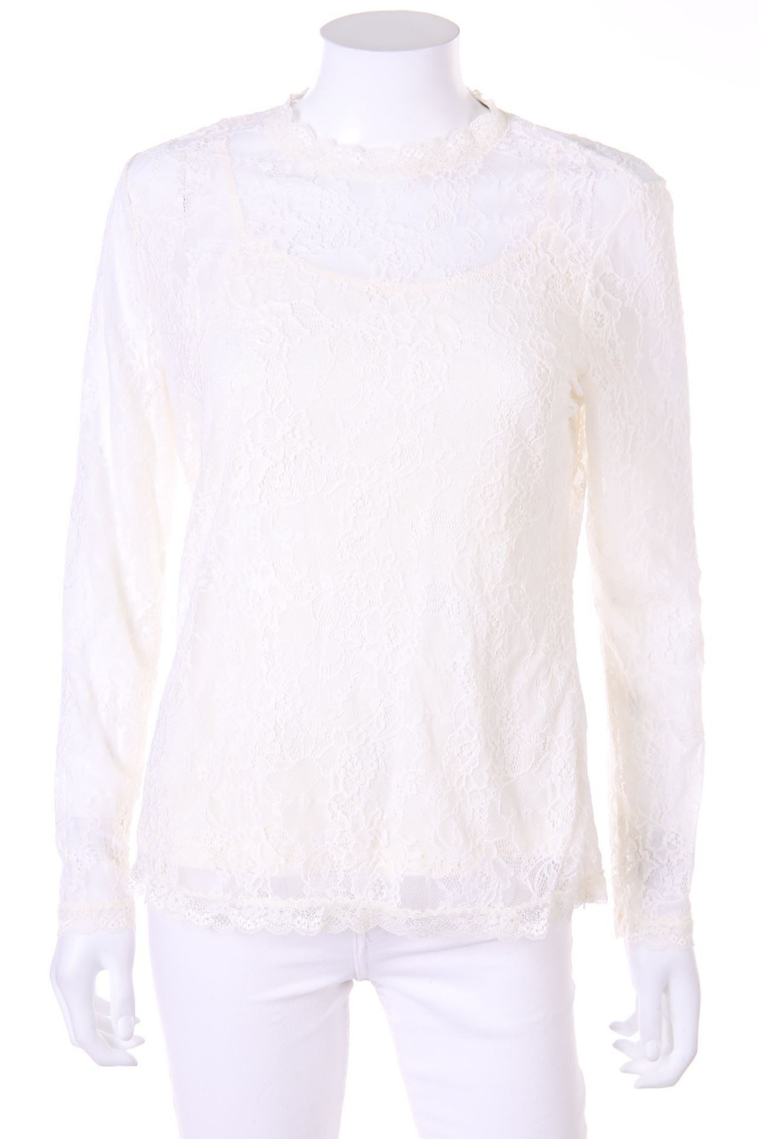 H&M - Bluse aus Spitze - M