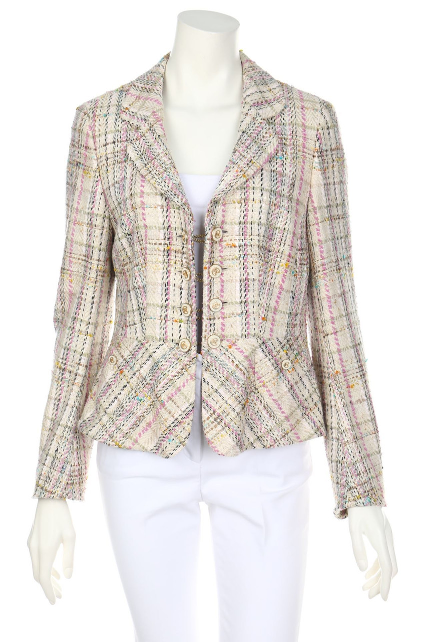 COLLECTION WOLFGANG LEY - Bouclé Blazer, Silk-blend - D 38