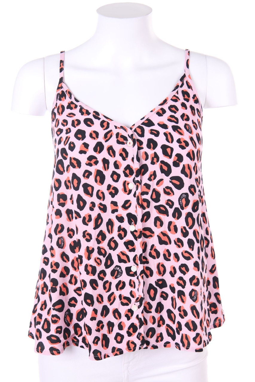 TOMMY JEANS Tommy Hilfiger - Blusentop mit Leo-Print - S