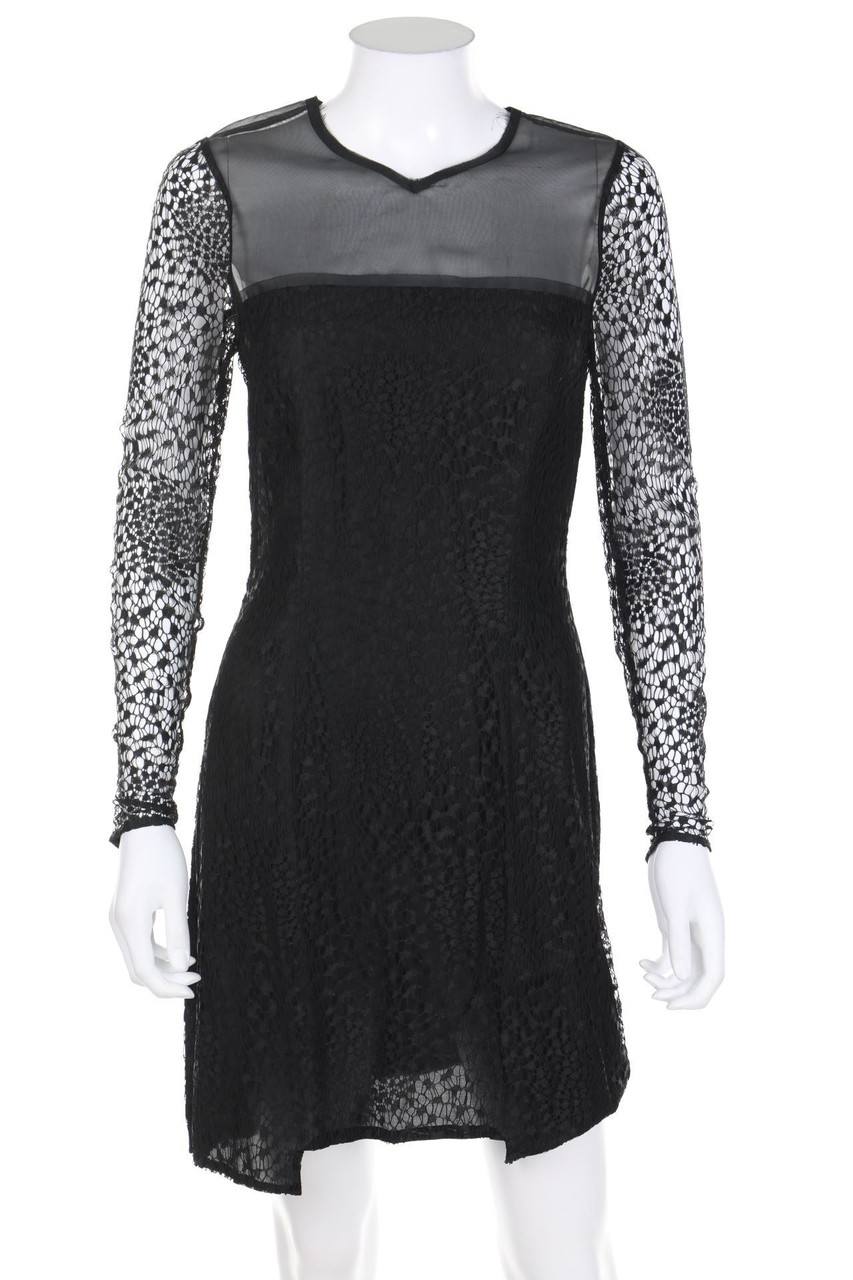 Ohne Label - Abendkleid mit Spitze - S