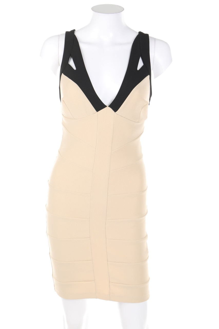 TALLY WEiJL - Two Tone-Party Dress with Deep Back Cutout - XS