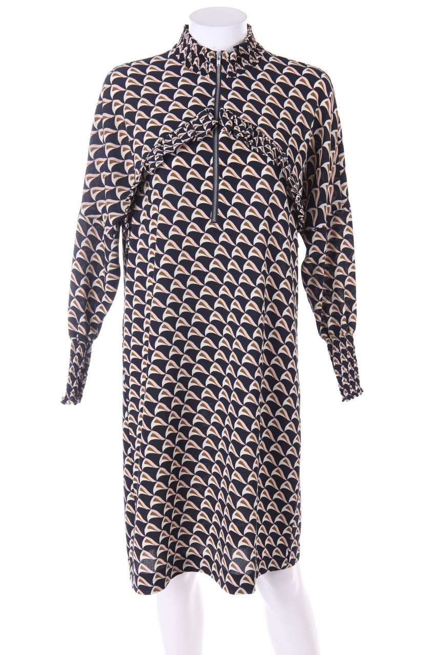 SECOND FEMALE - dress, Crêpe, Smok Detailing - M