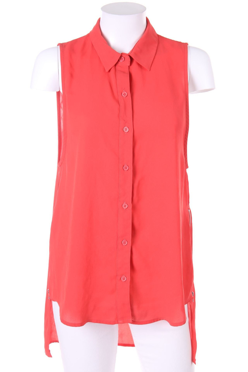 Nasty Gal - Vokuhila-Blusentop mit Reißverschluss - S