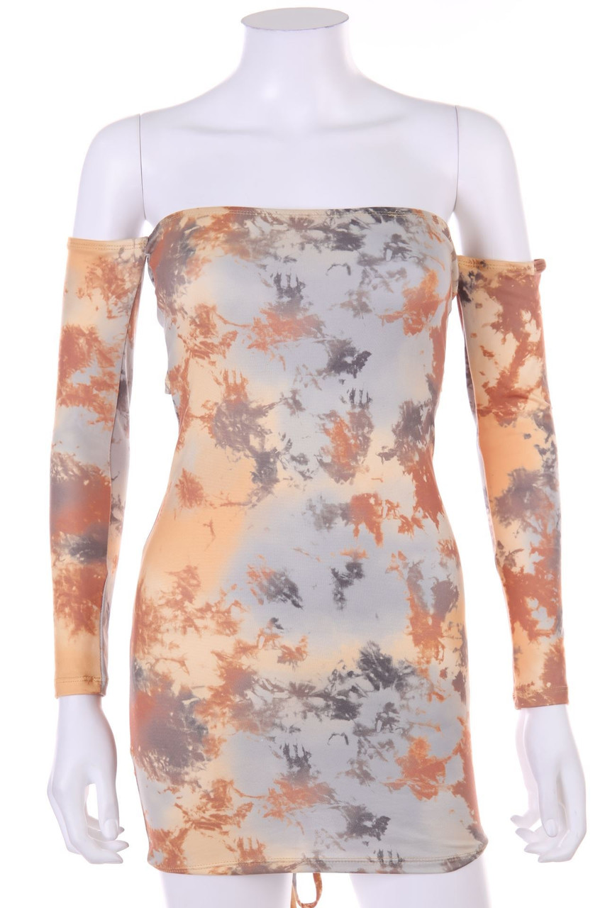 SHEIN - Carmen-Minikleid mit Rückenausschnitt - XS