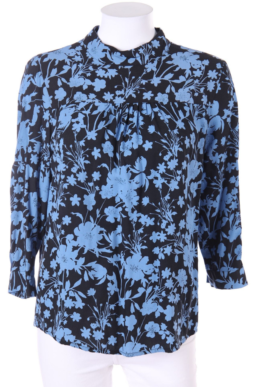 RESERVED - Blouse with 3/4 Sleeve with Flower Print - D 34