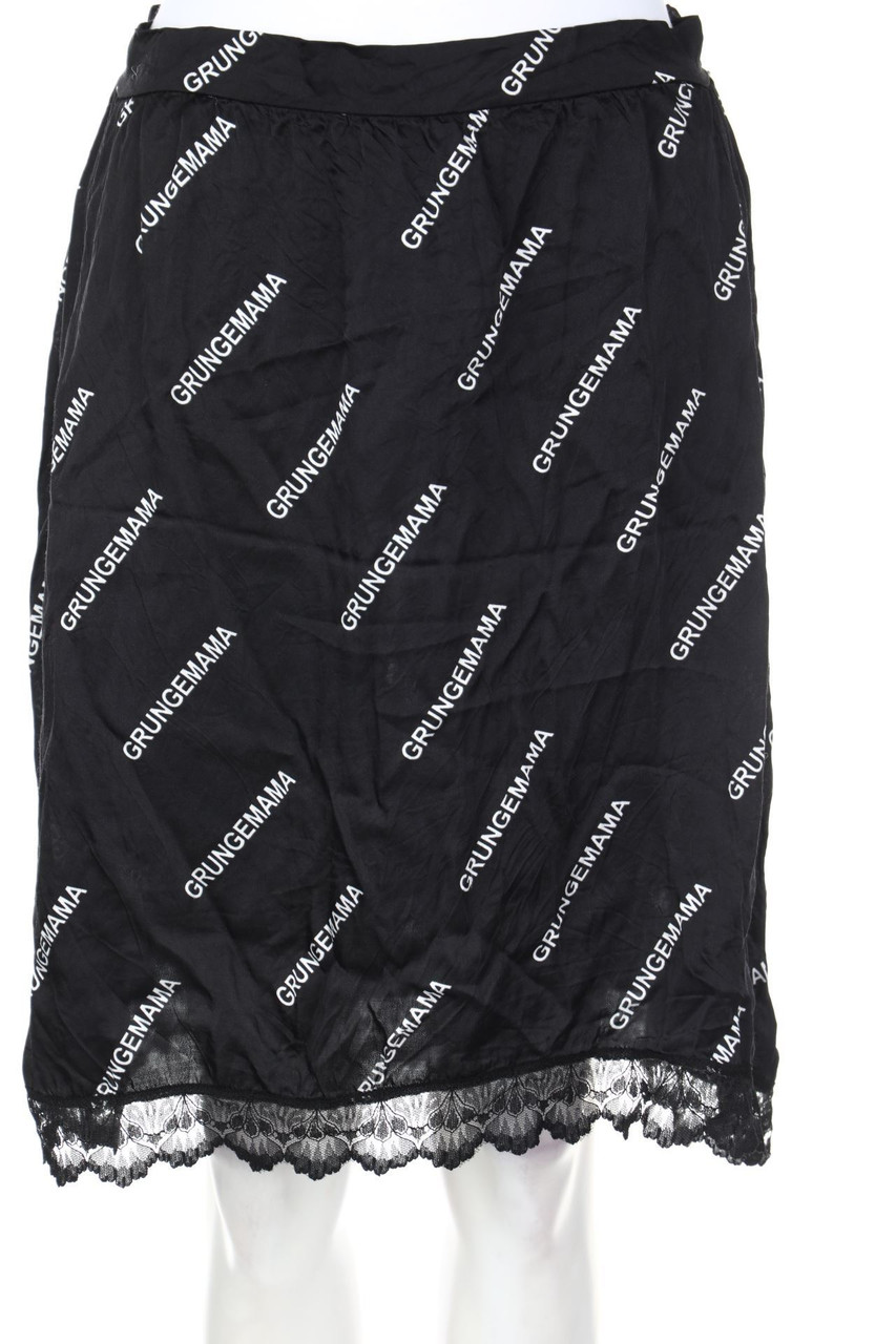 GRUNGEMAMA - Skirt with Logo-Print - D 38-40