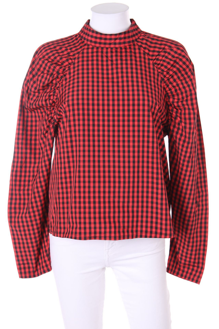 H&M - Bluse mit Karo-Muster - M