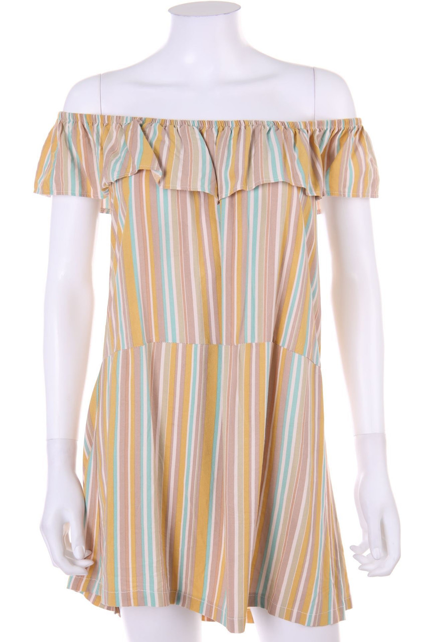 No Label - Carmen-Mini Dress with Stripes - D 38