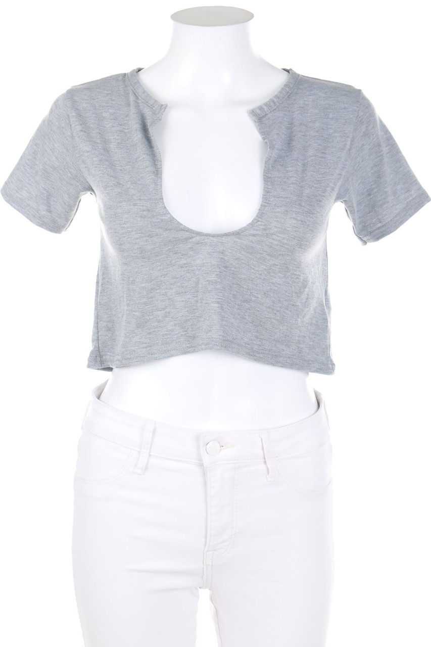 PRETTYLITTLETHING - Cropped-Shirt - D 32