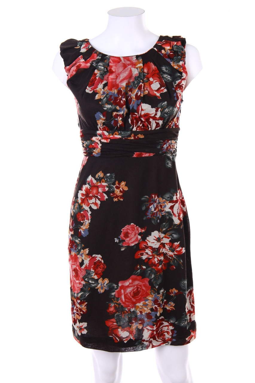 No Label - Mini Dress with floral print - D 34-36