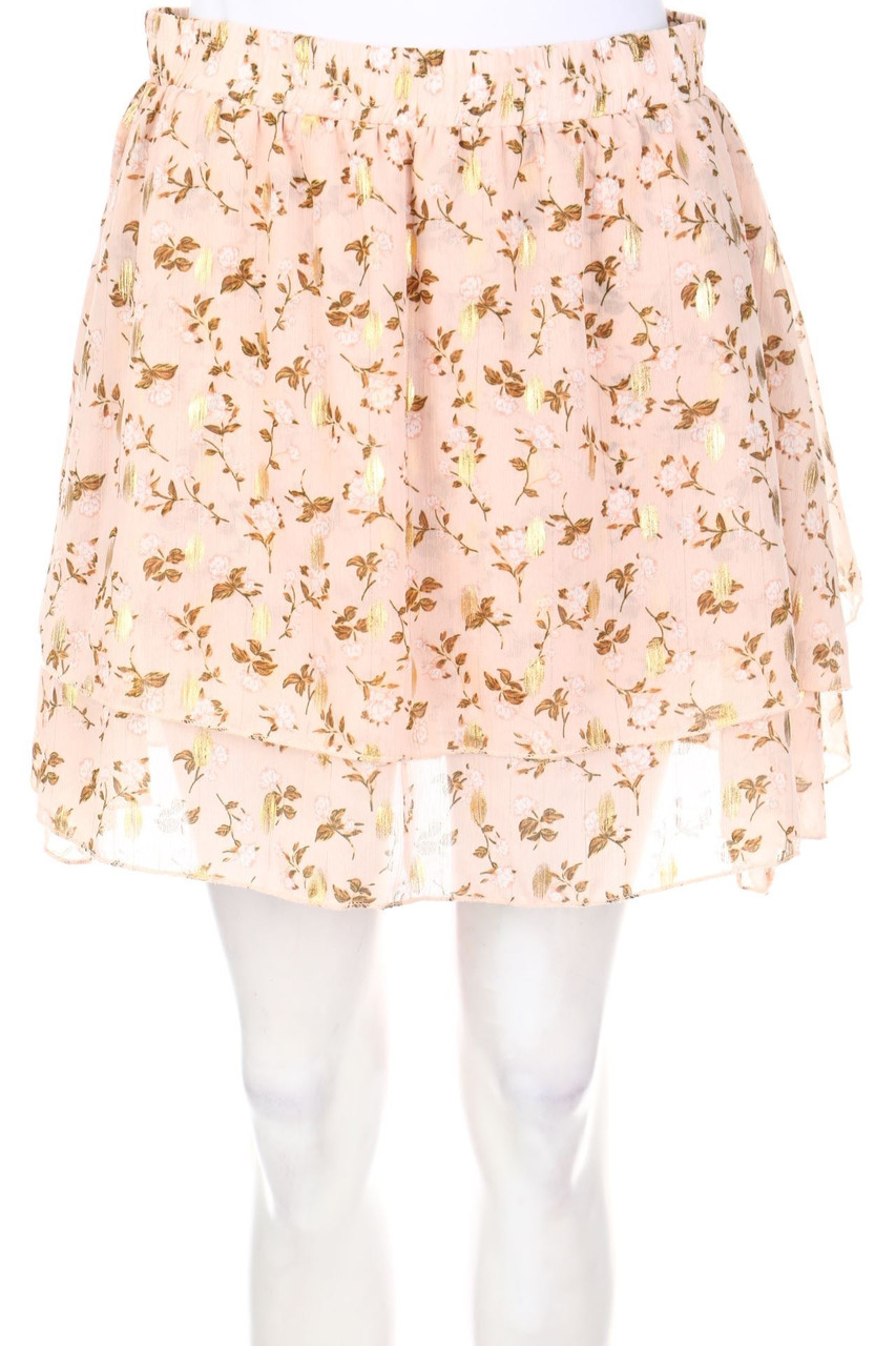 zebra - Skirt with floral print - M