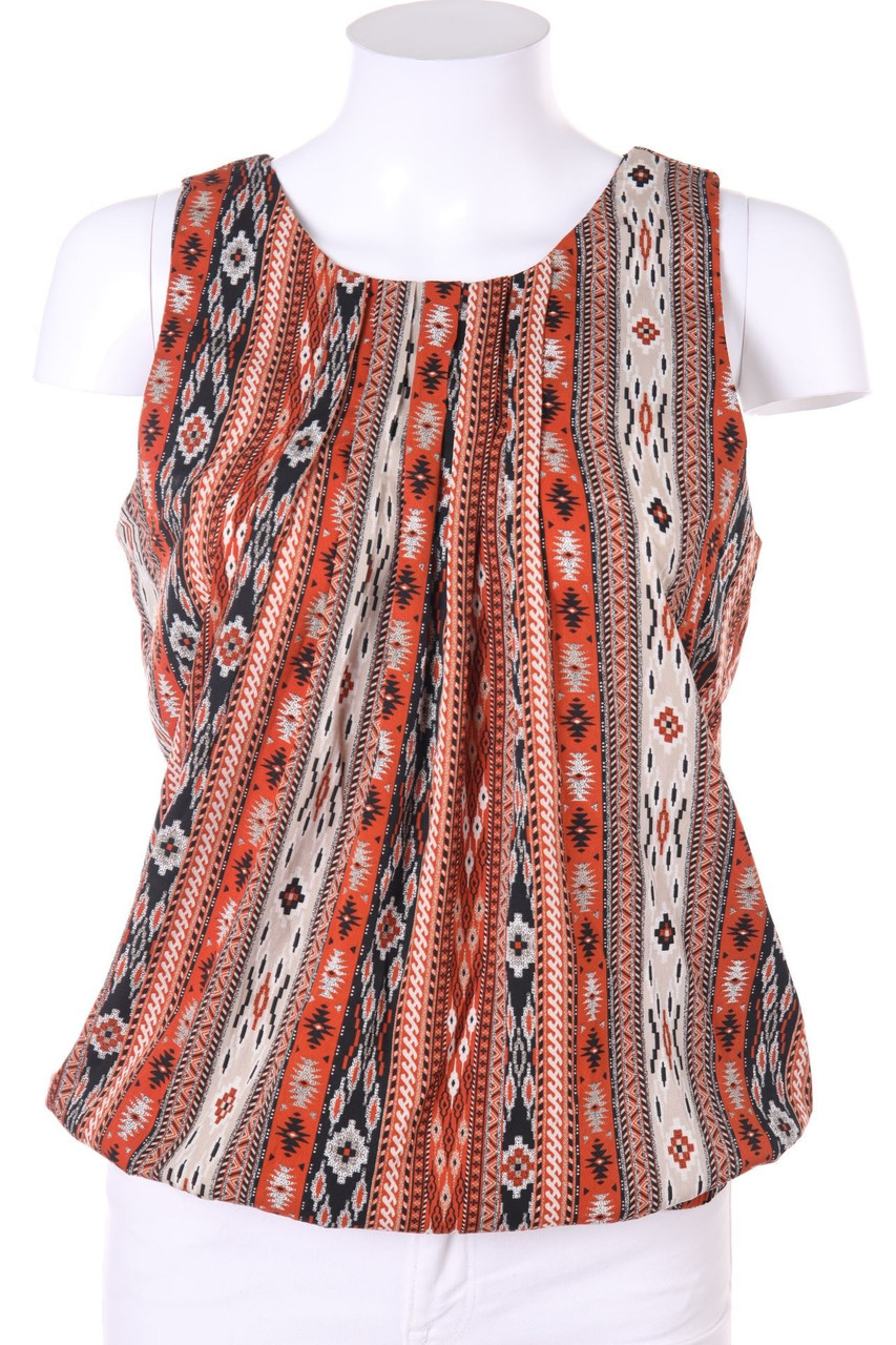 VERO MODA - Blusentop mit Ethno-Print - S
