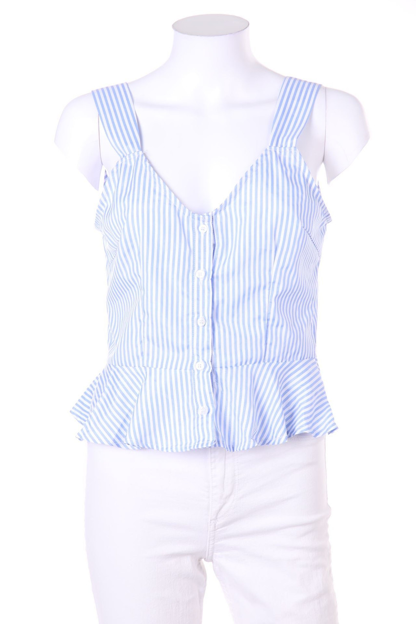 VERA & LUCY - Crop-Top with Stripes - M
