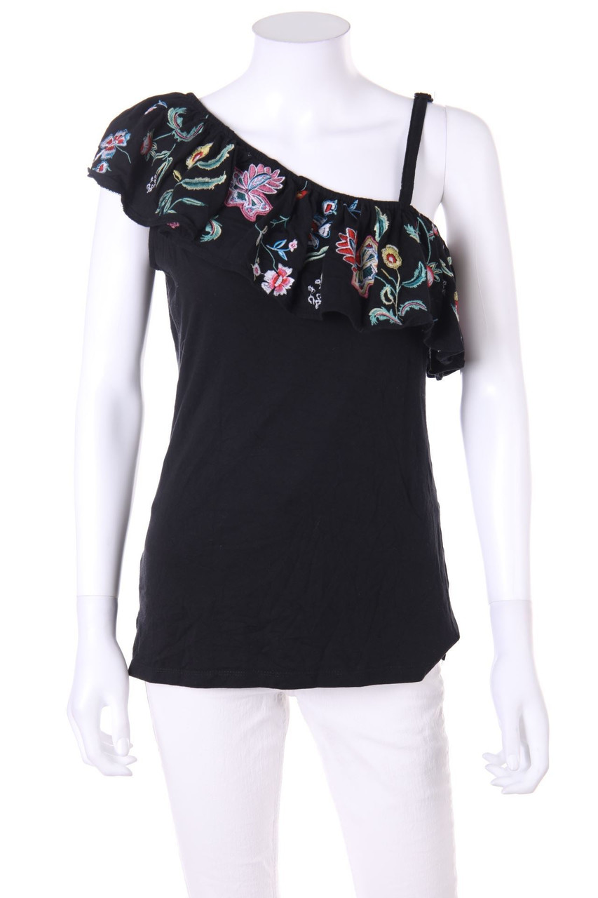 Yessica by C&A - One Shoulder-Top mit Stickereien - S