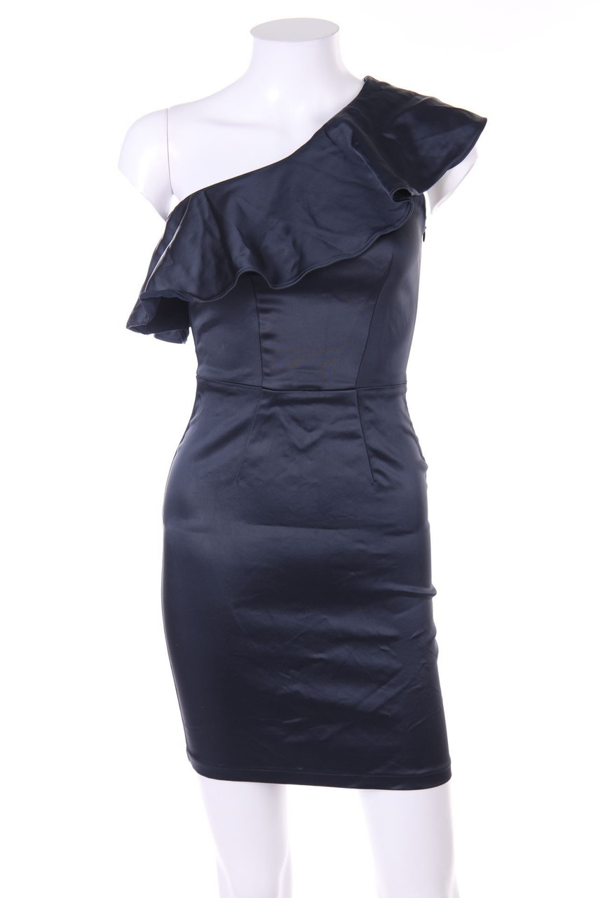 H&M - One-Shoulder Abendkleid mit Volants - D 32