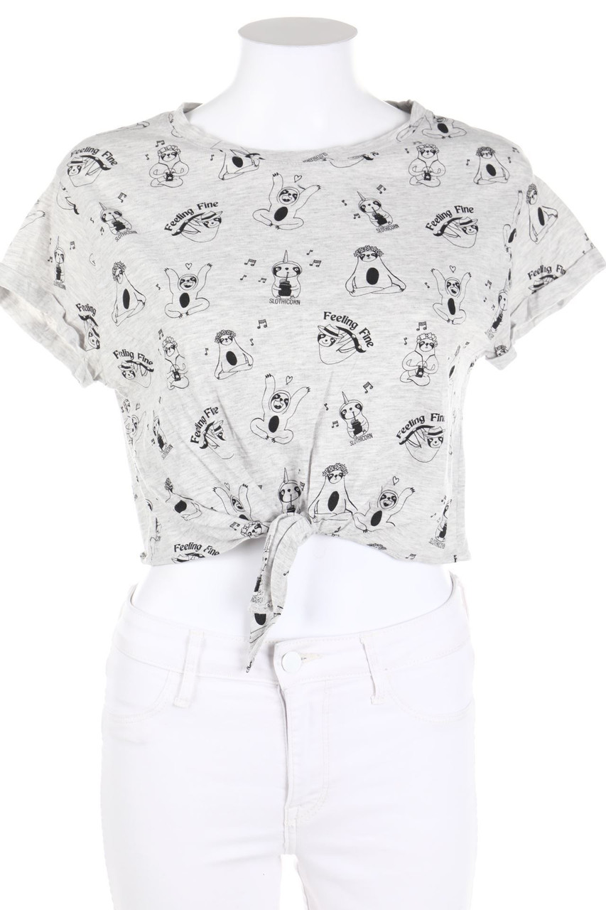 Bershka BSK GIRL - Cropped-Shirt to tie - S