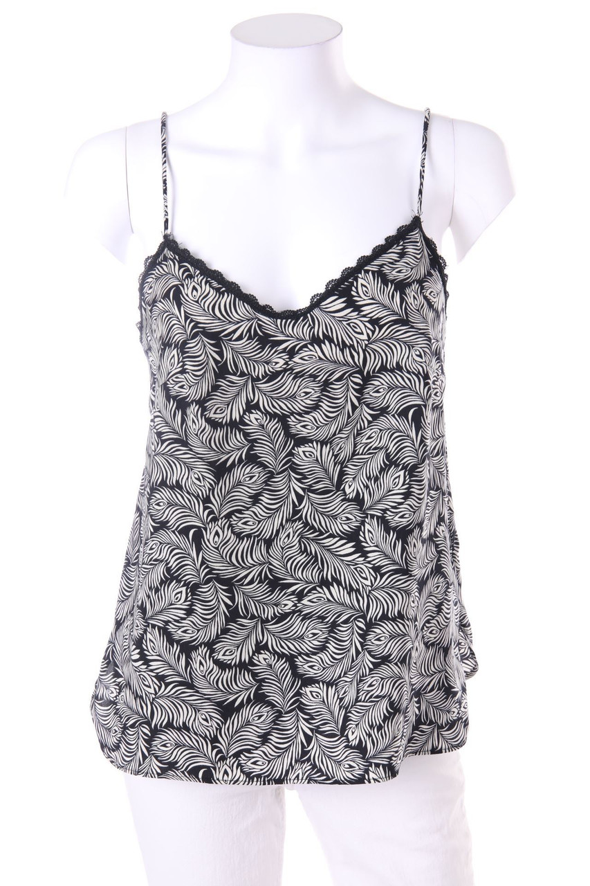 H&M - Blusentop mit Print - D 36