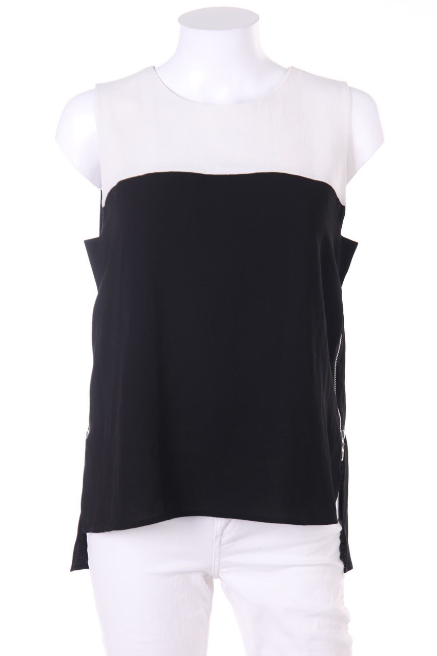 ZARA - Two Tone-Blusentop - M