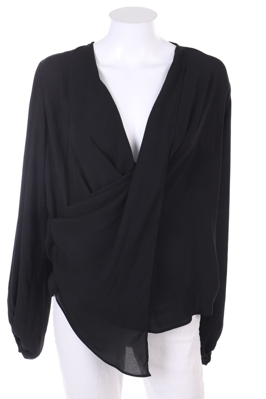 ZENDRA - Bluse mit Drapierung - D 38