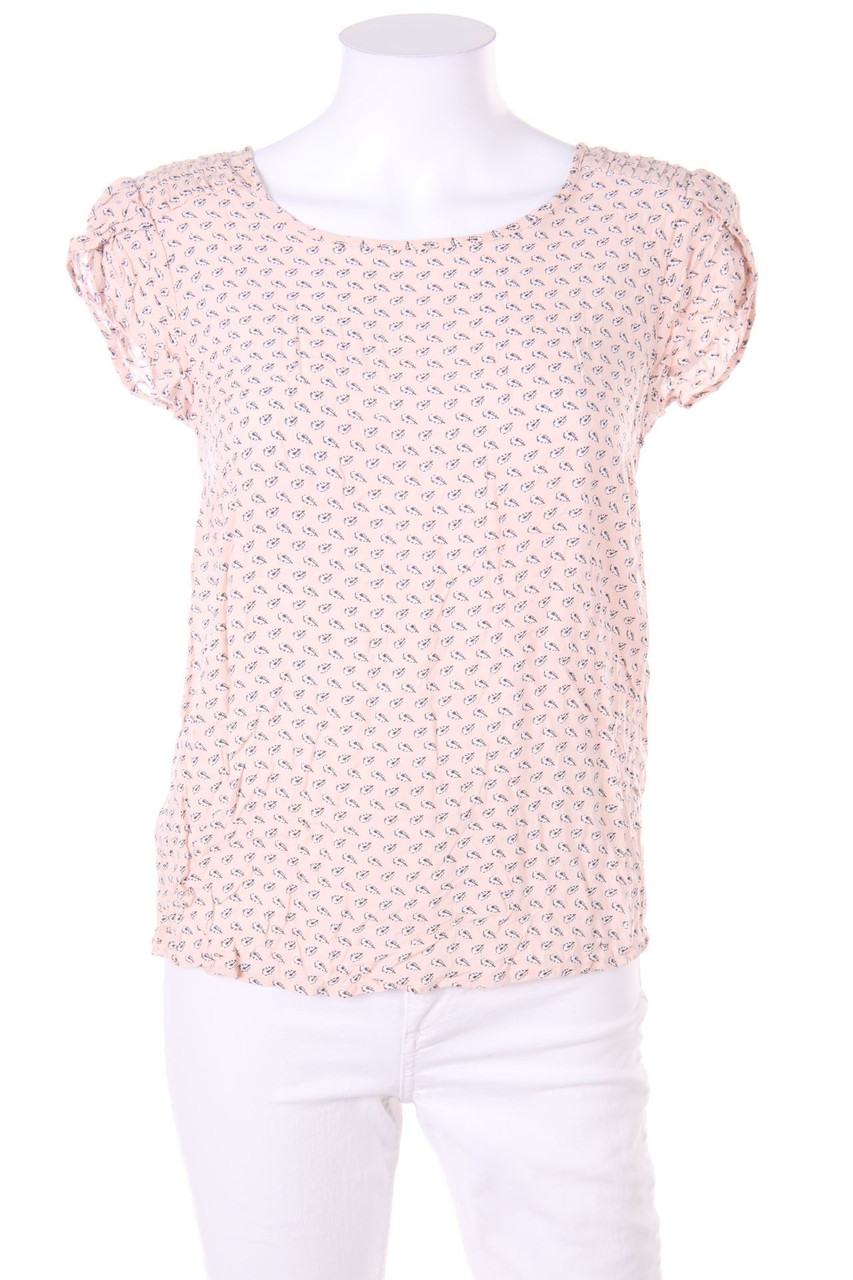 soyaconcept - Kurzarm-Bluse mit Print - S