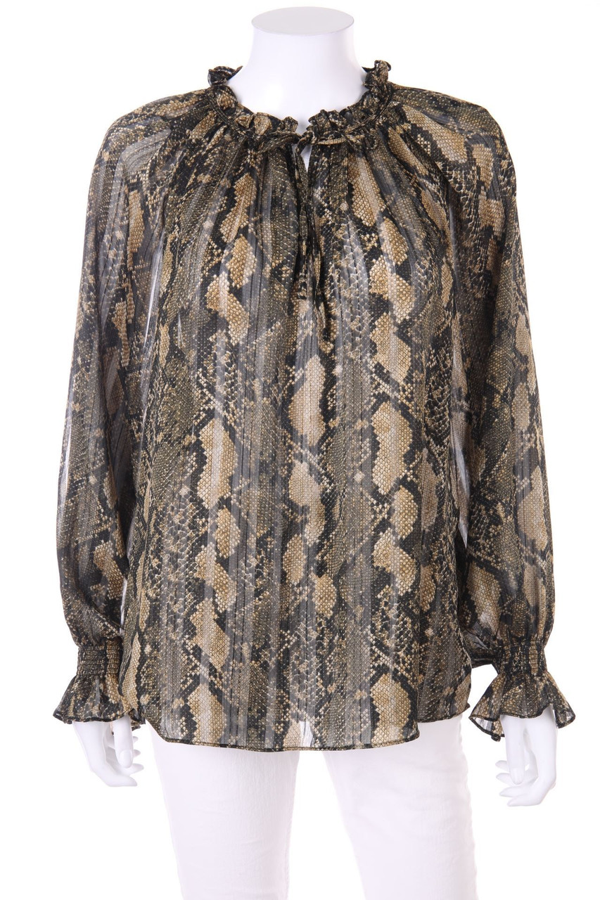 H&M - Bluse mit Animal-Print - D 40