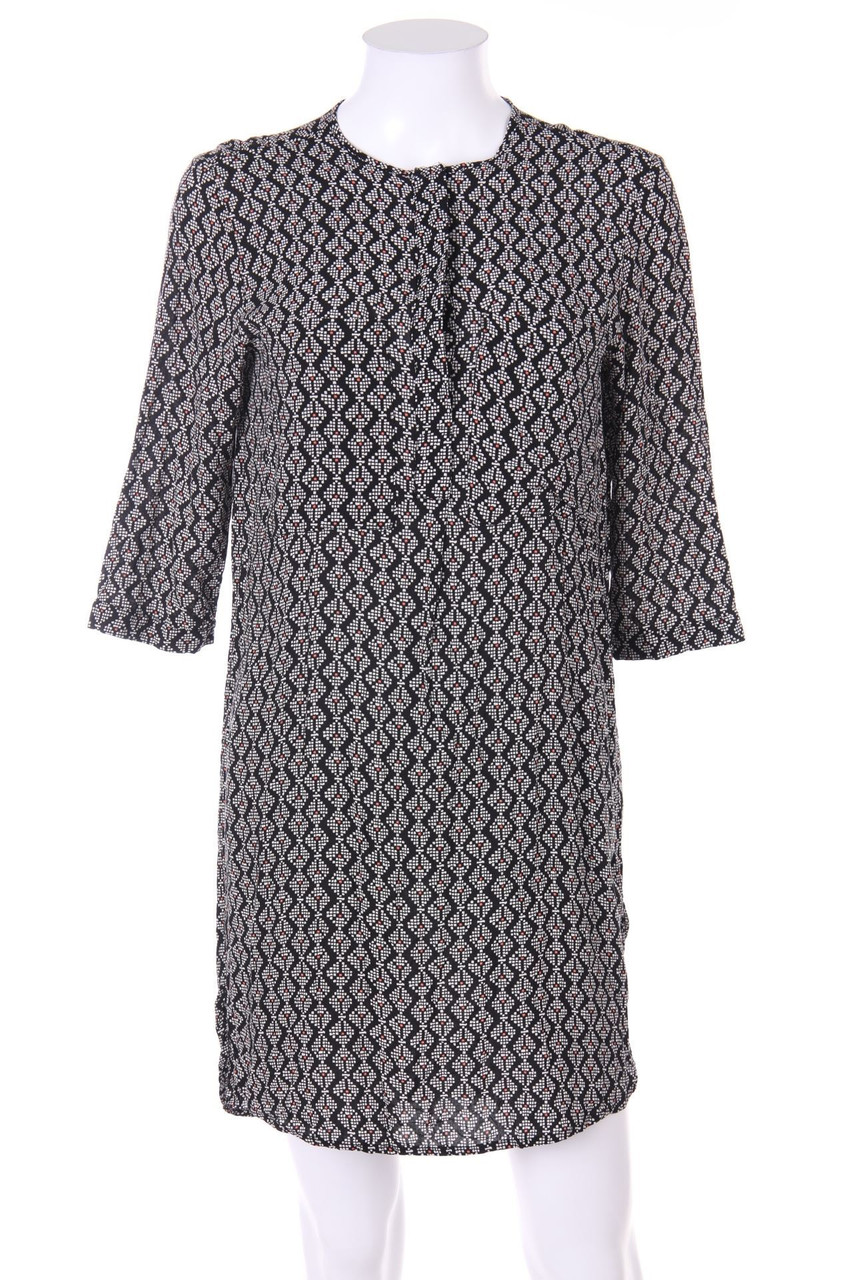 H&M - Blusenkleid mit Print - D 36