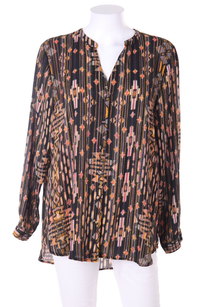 H&M - Bluse mit Ethno-Print - D 42