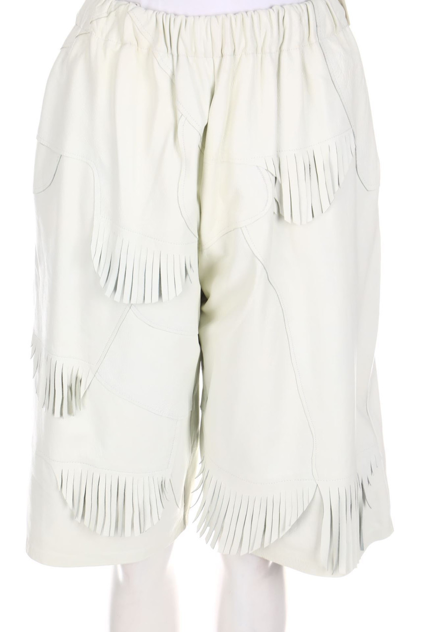 VINTAGE - Leather Shorts with Fringes - D 32