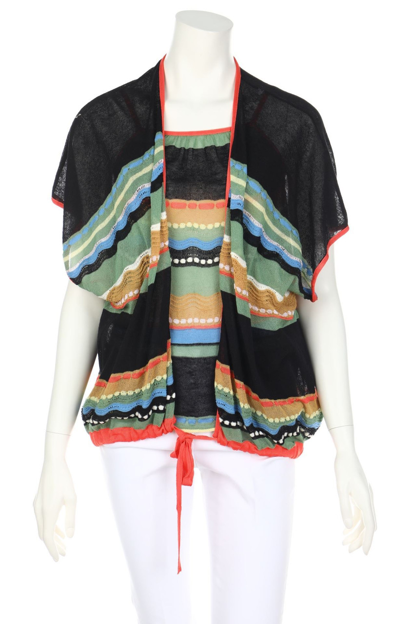 M MISSONI - Knit-Combination, Linen-Blend - D 38