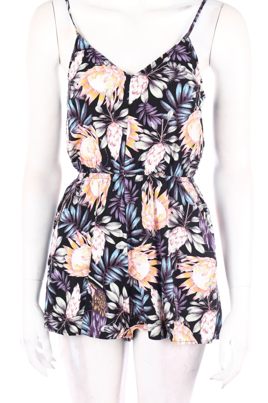 H&M DIVIDED - Playsuit mit Blumen-Print - D 36