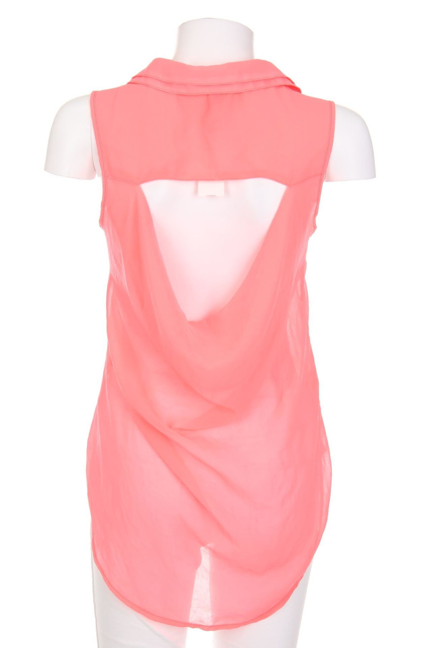 Bershka - Neon-Vokuhila-Blouse Top - S