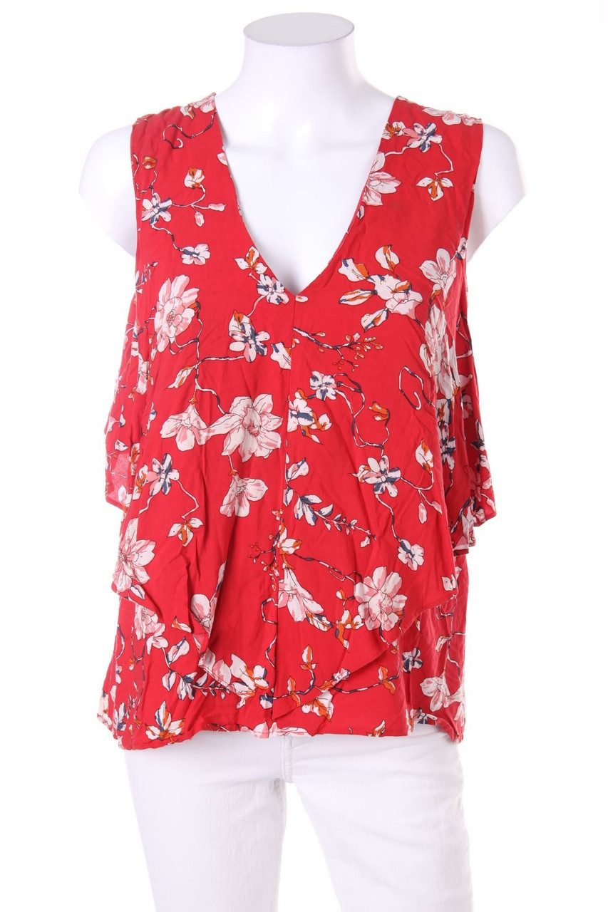 LAWRENCE GREY - Blouse Top with Volants - L