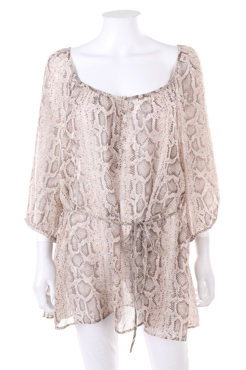 H&M - Chiffon-Bluse mit 3/4-Ärmel - D 42