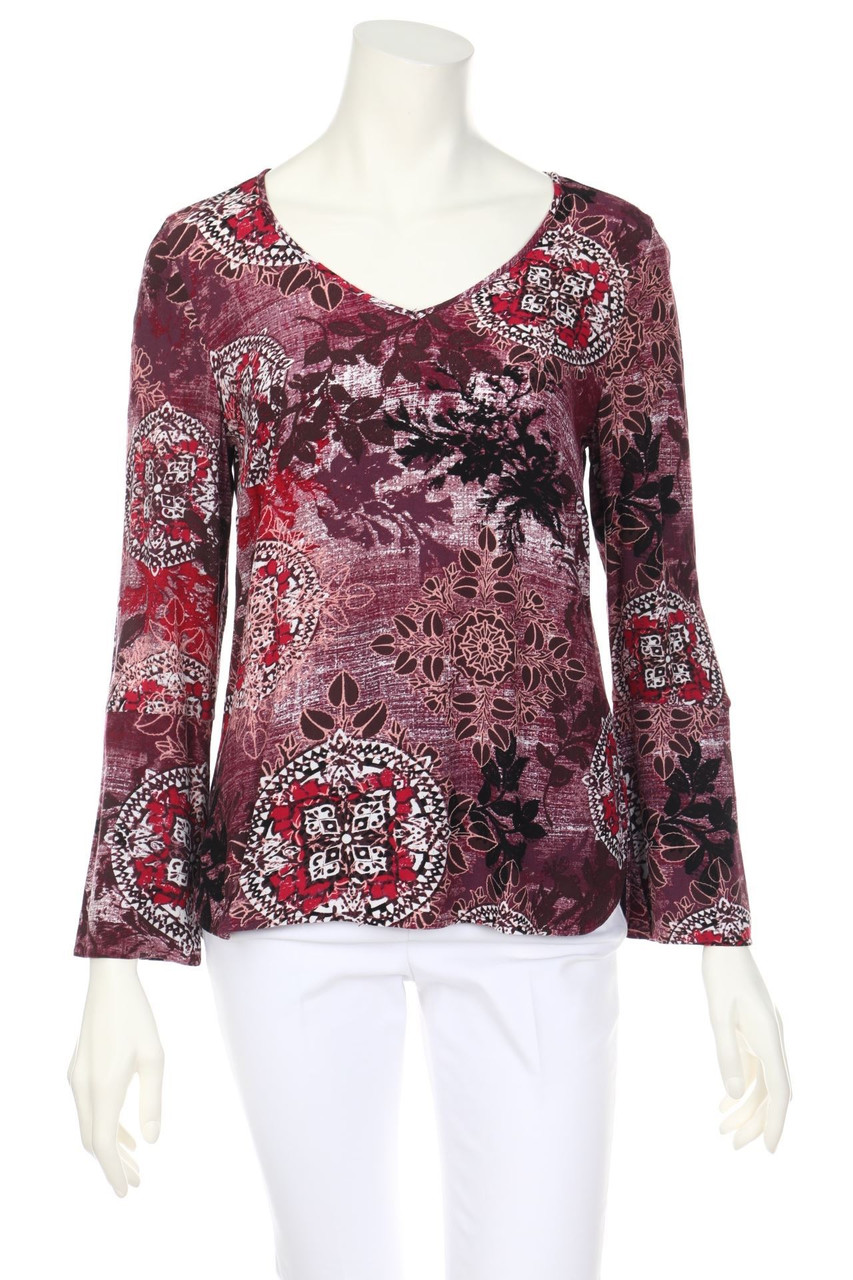 comma - Bluse mit Print - D 36