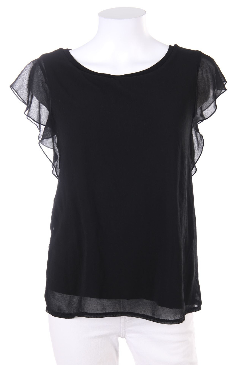 Street One - Kurzarm-Bluse im Layer Look - D 36