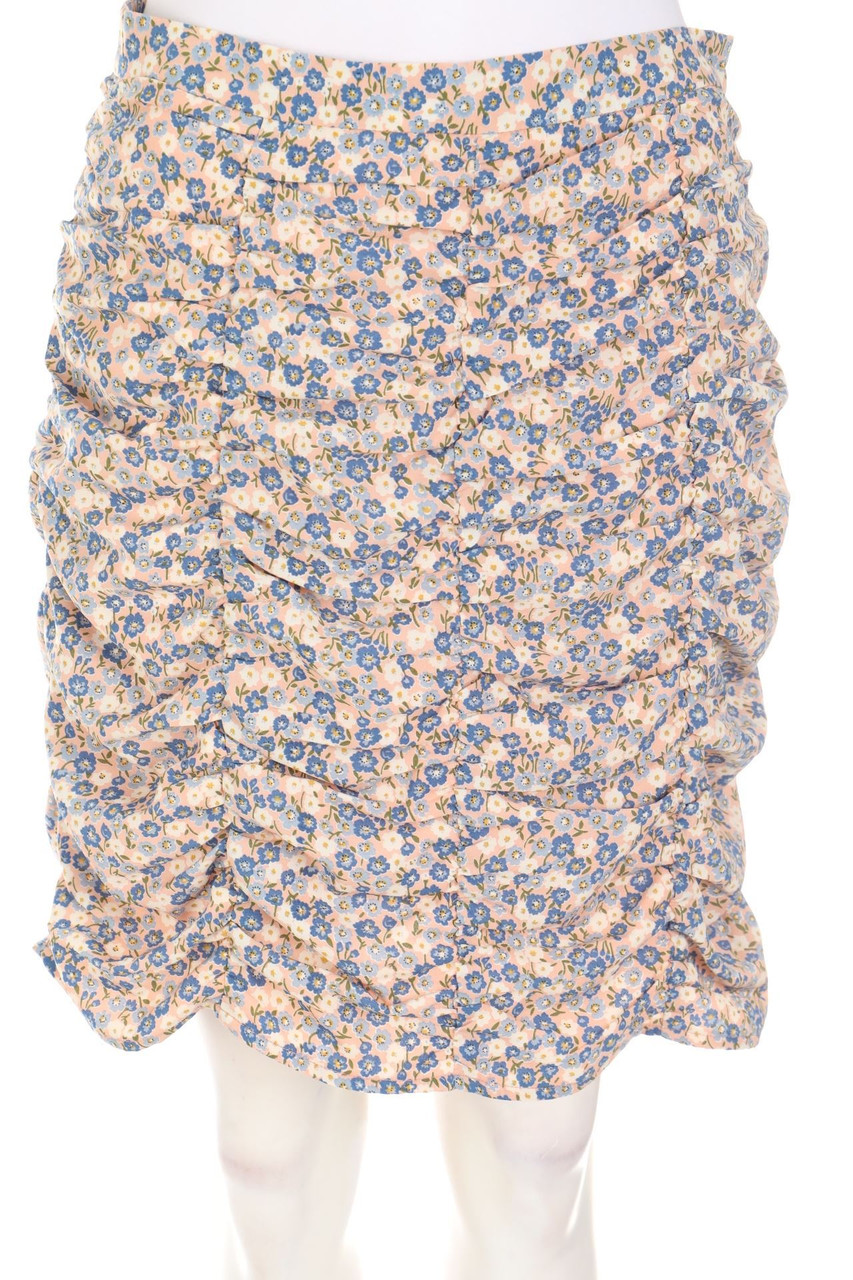 Daphnea - Skirt with Flower Print - L