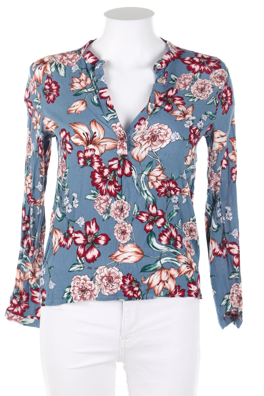 Jake*s - Bluse mit Blumen-Print - D 34