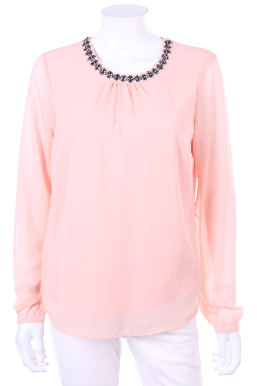 ONLY - Bluse mit Perlen - D 36