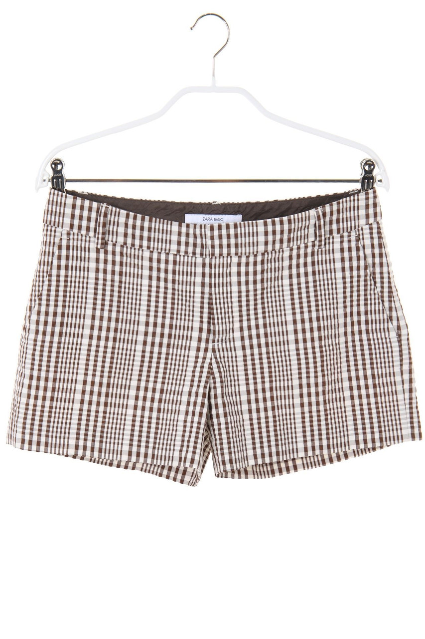 ZARA - Shorts, Checked - S