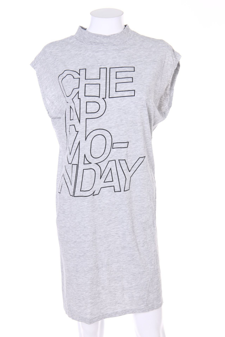 CHEAP MONDAY - Dress, Jersey with Statement Print - D 40