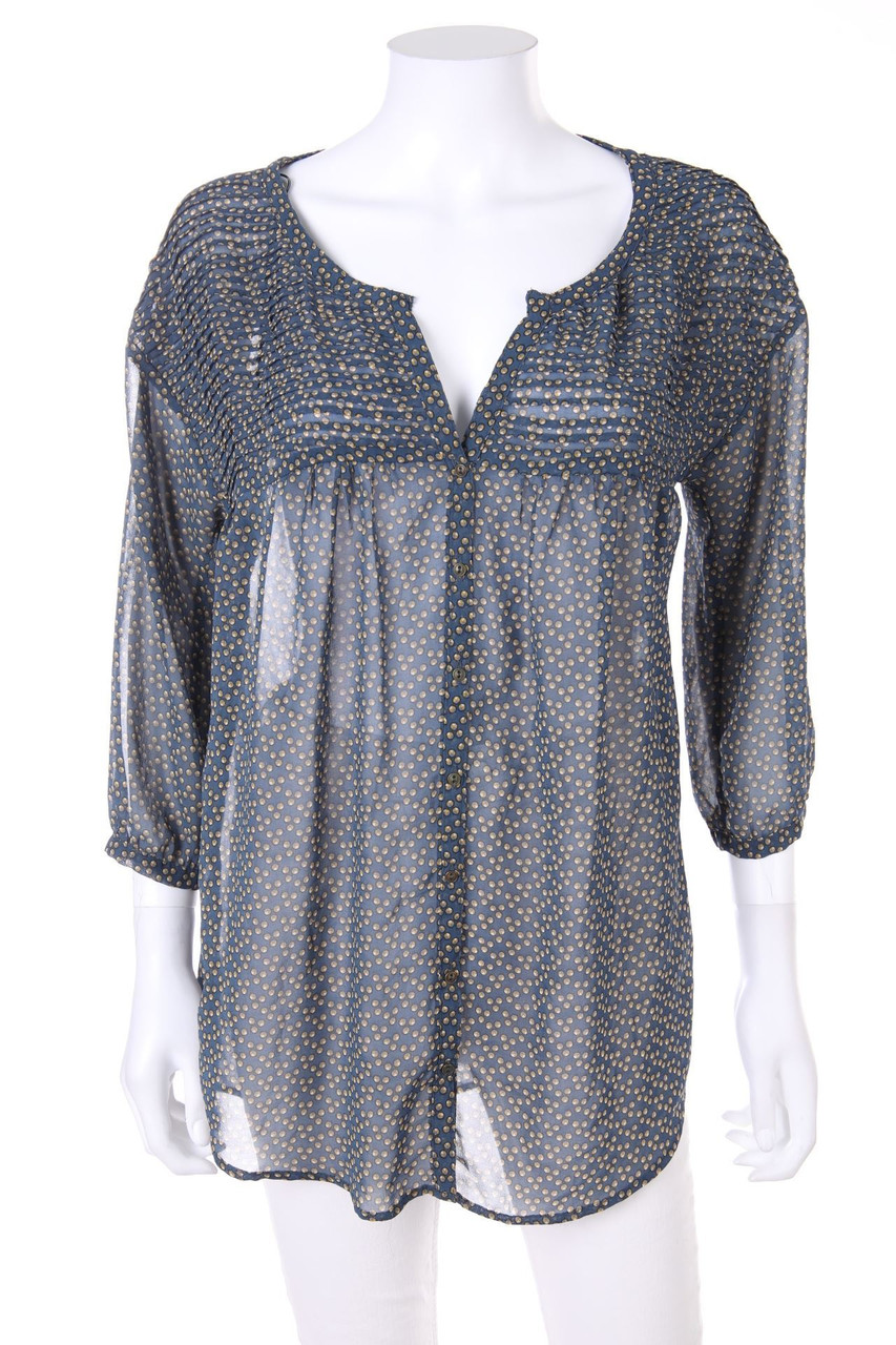 ZARA - Print-Bluse mit 3/4-Ärmel - M